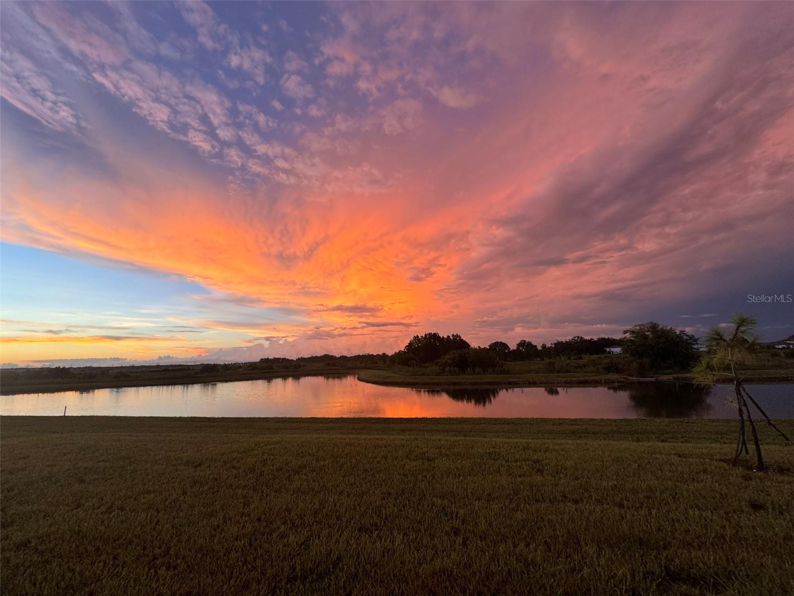 Sunset views from back porch