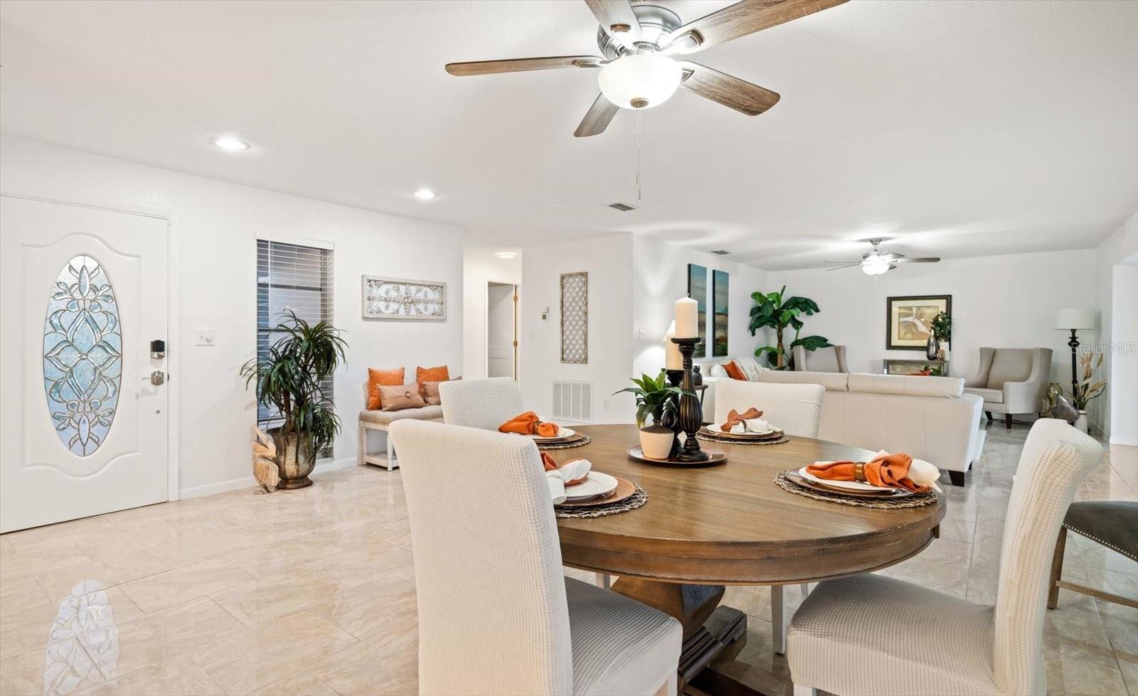 Versatile floor plan.