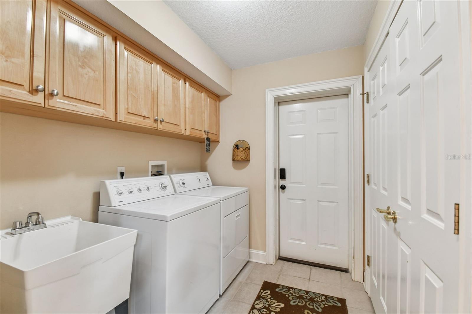 Laundry room on first floor