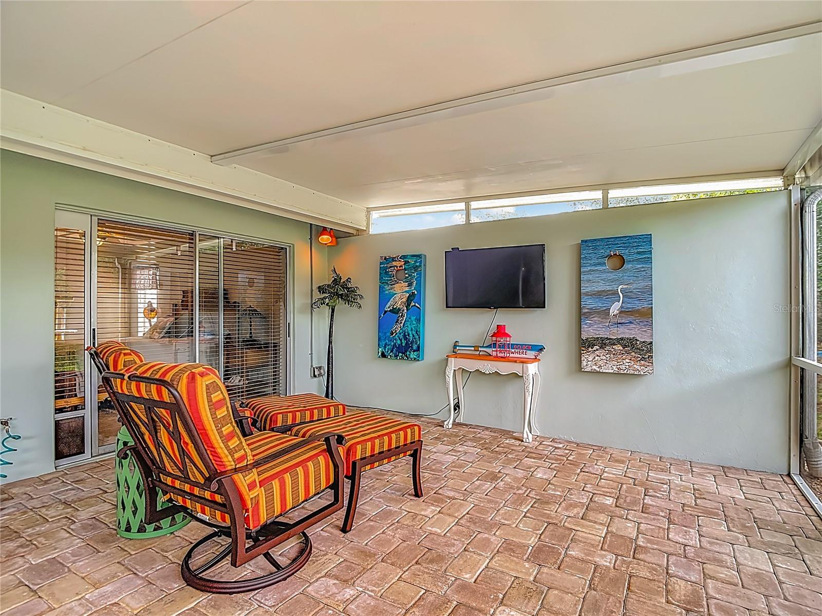 back screened-in lanai