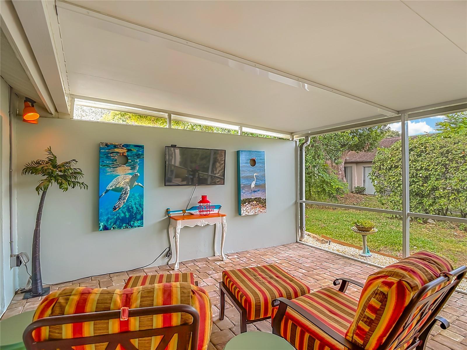 back screened-in lanai