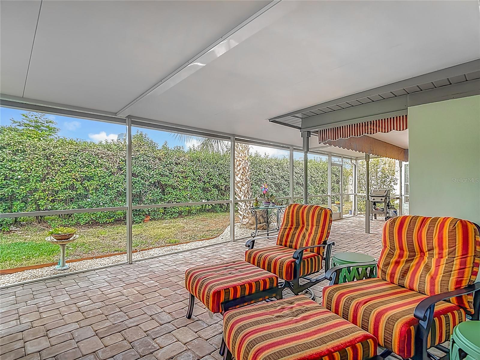 back screened-in lanai