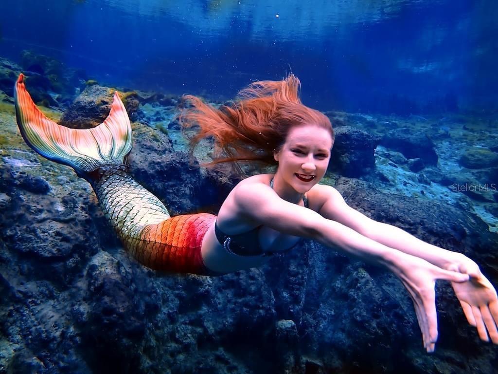 Famous Weeki Wachee Mermaid