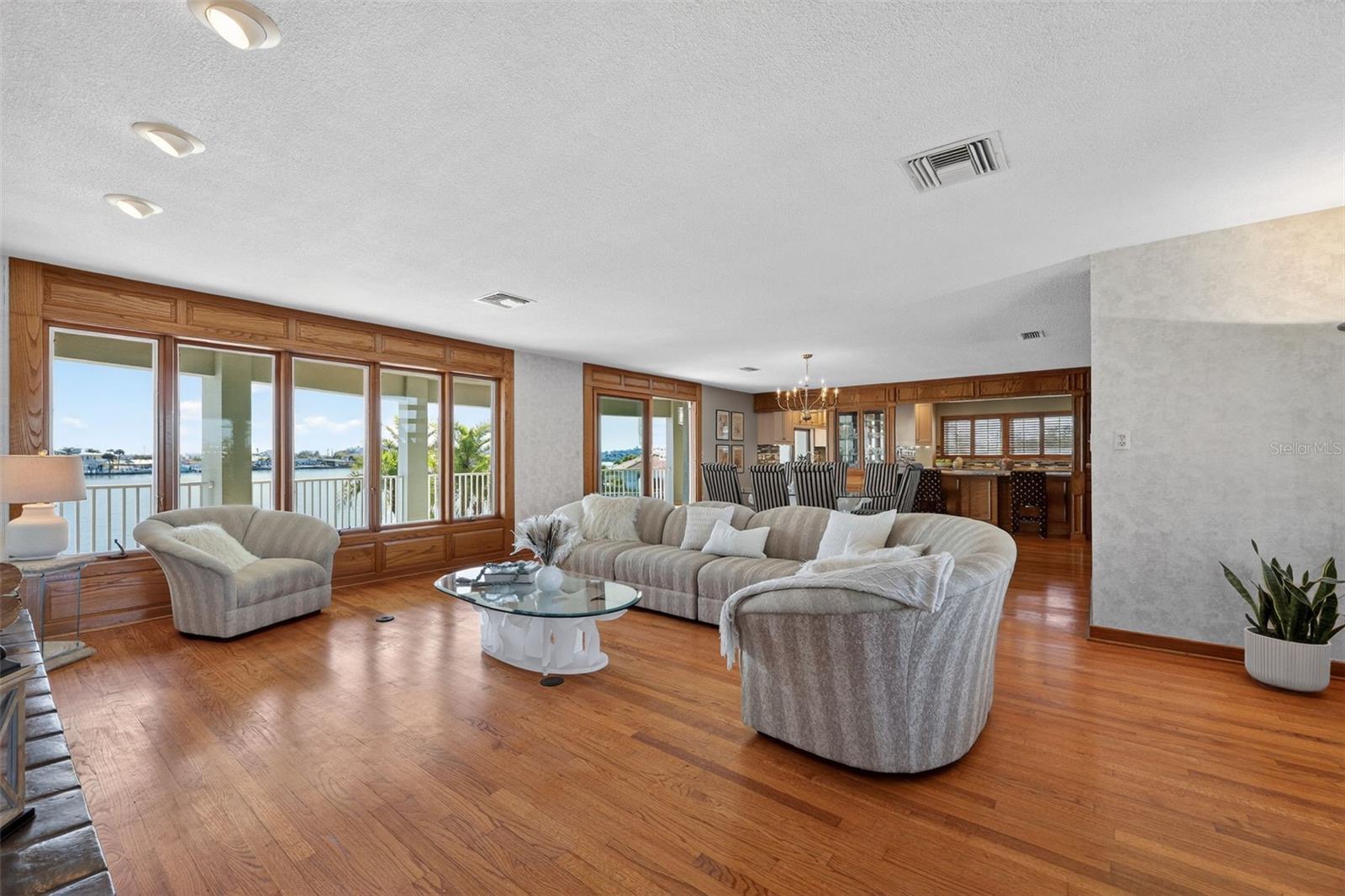 Living Room Open to Dining Room