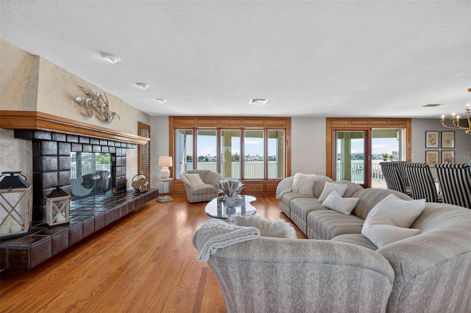 Living Room with Views to Boca Ciega Bay