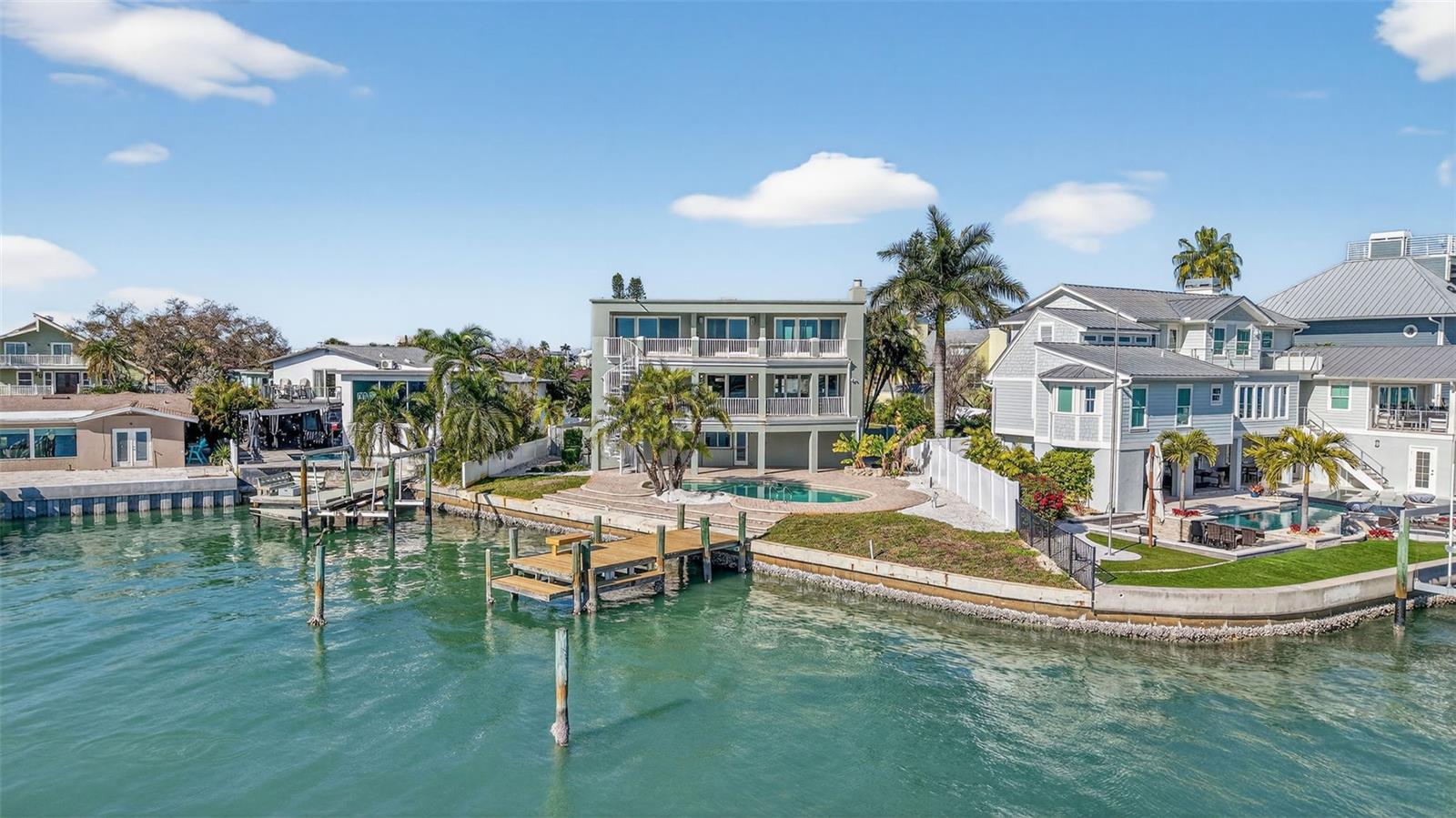 Aerial of Back of Home