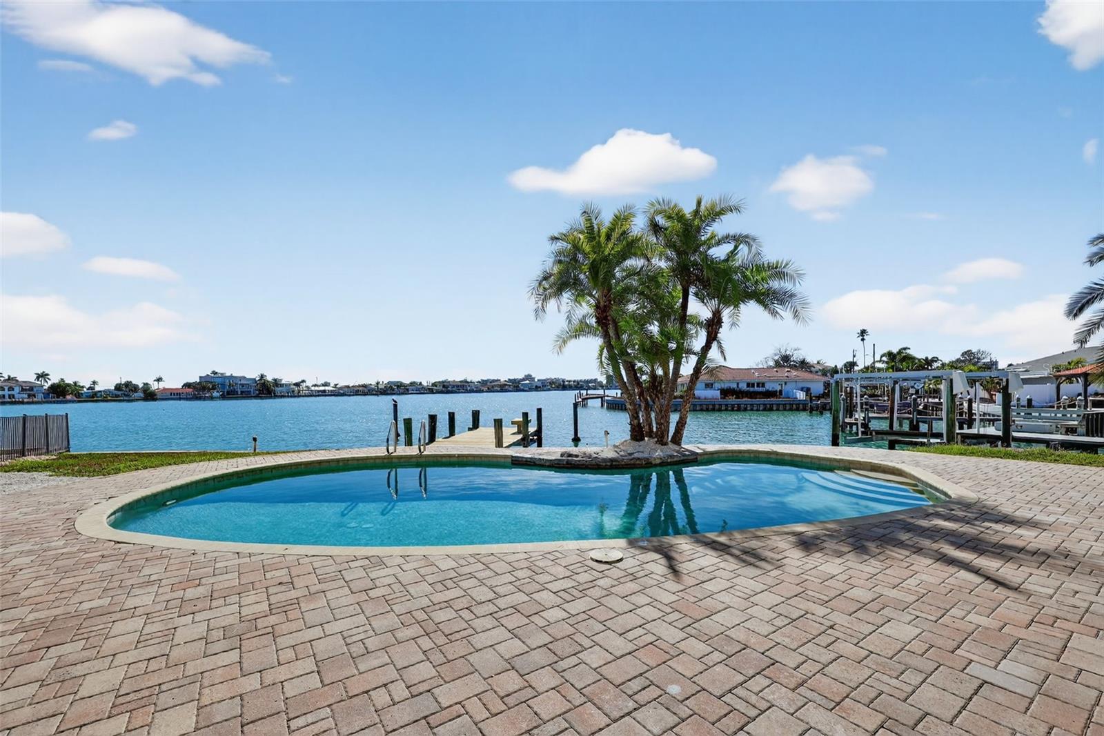 Pool with Views of Boca Ciega Bay
