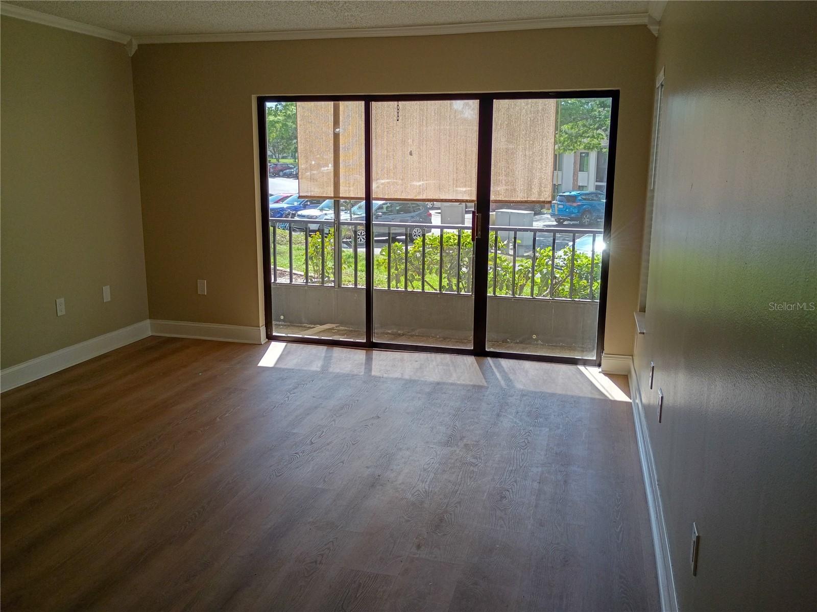 view from living room