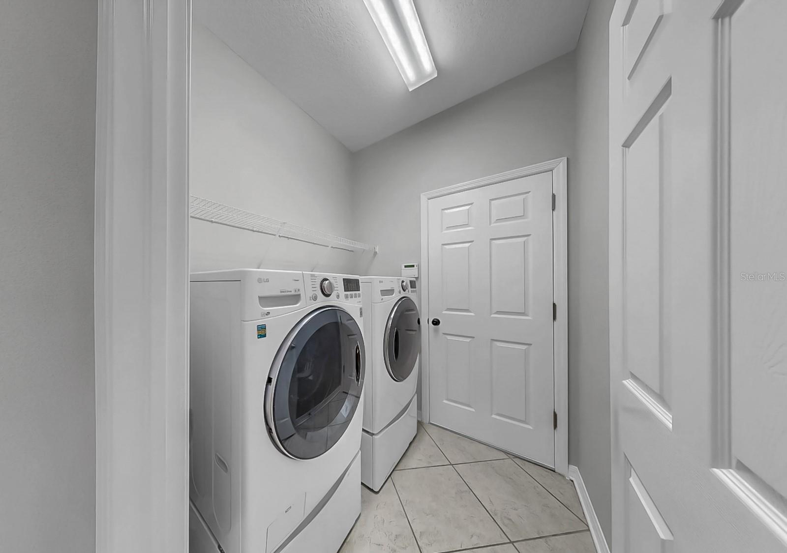 Laundry Room upon entry from garage