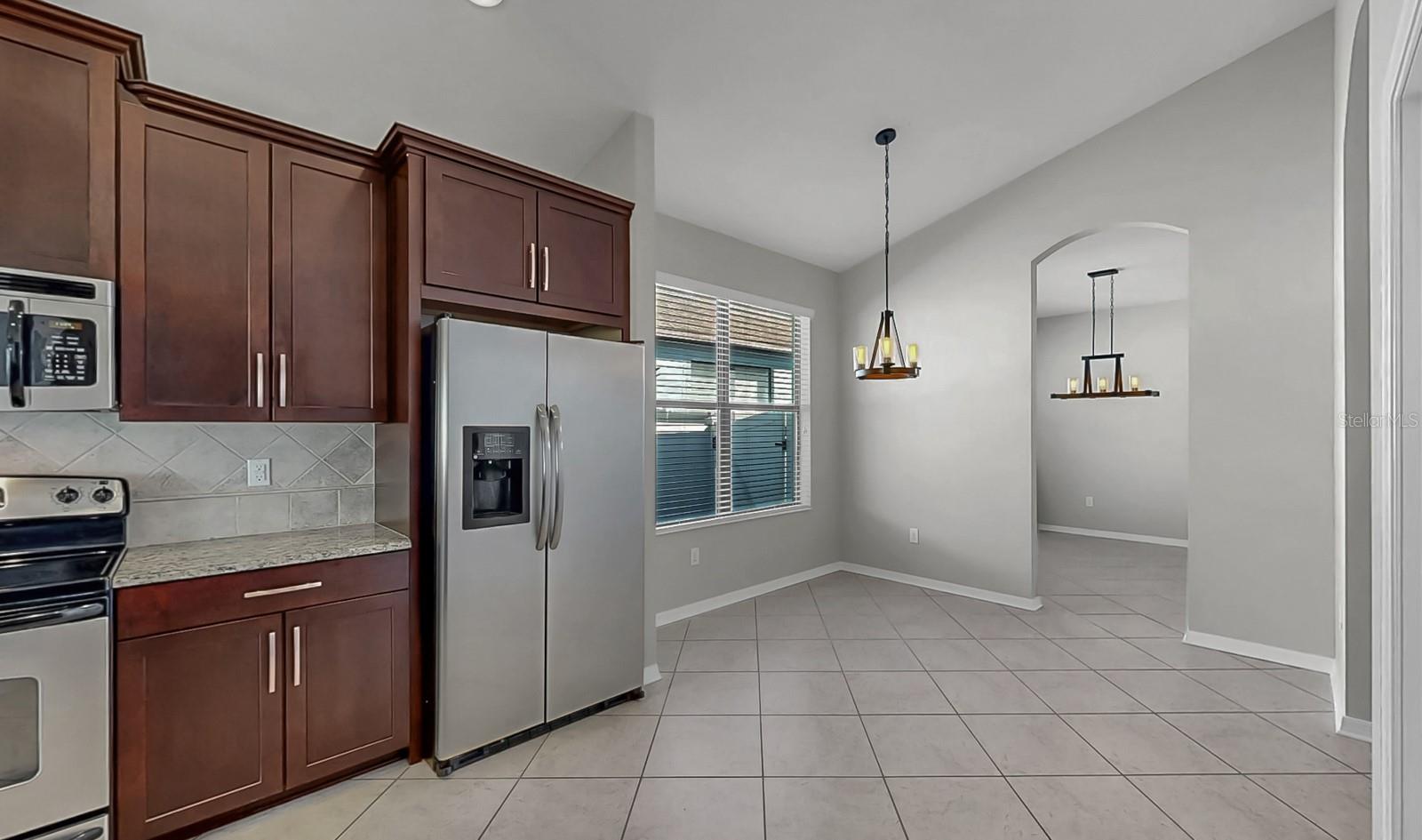 Kitchen looking into Dining Area