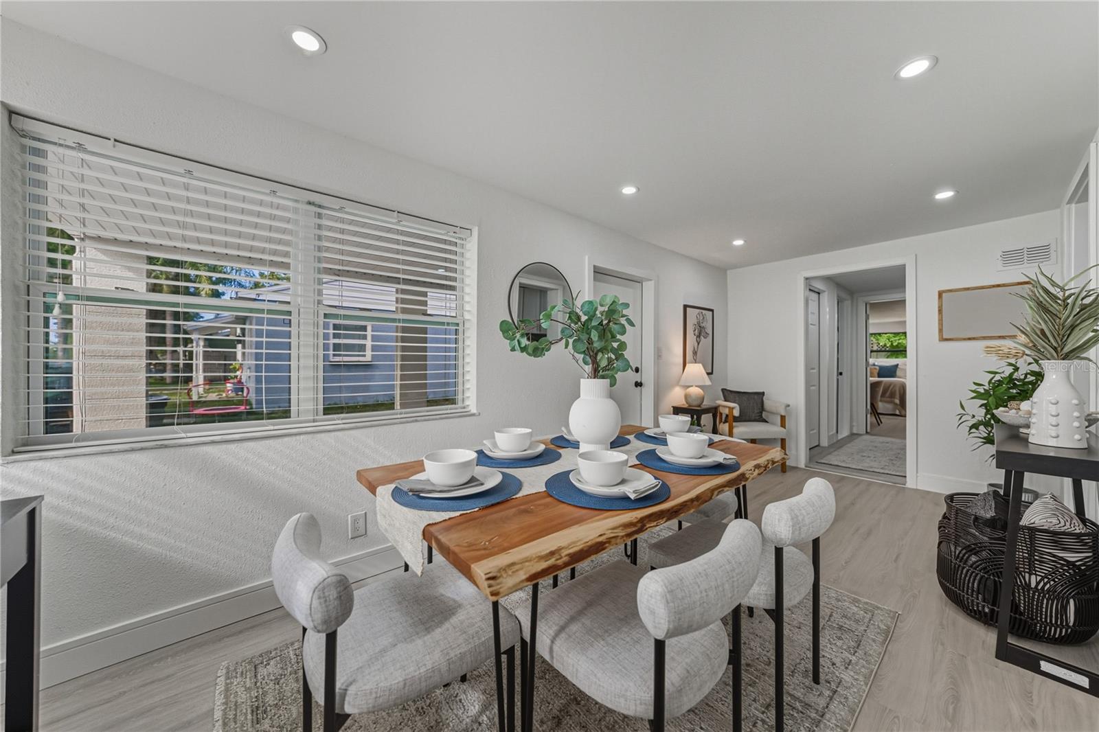 Mud Room Area with Coat Closet