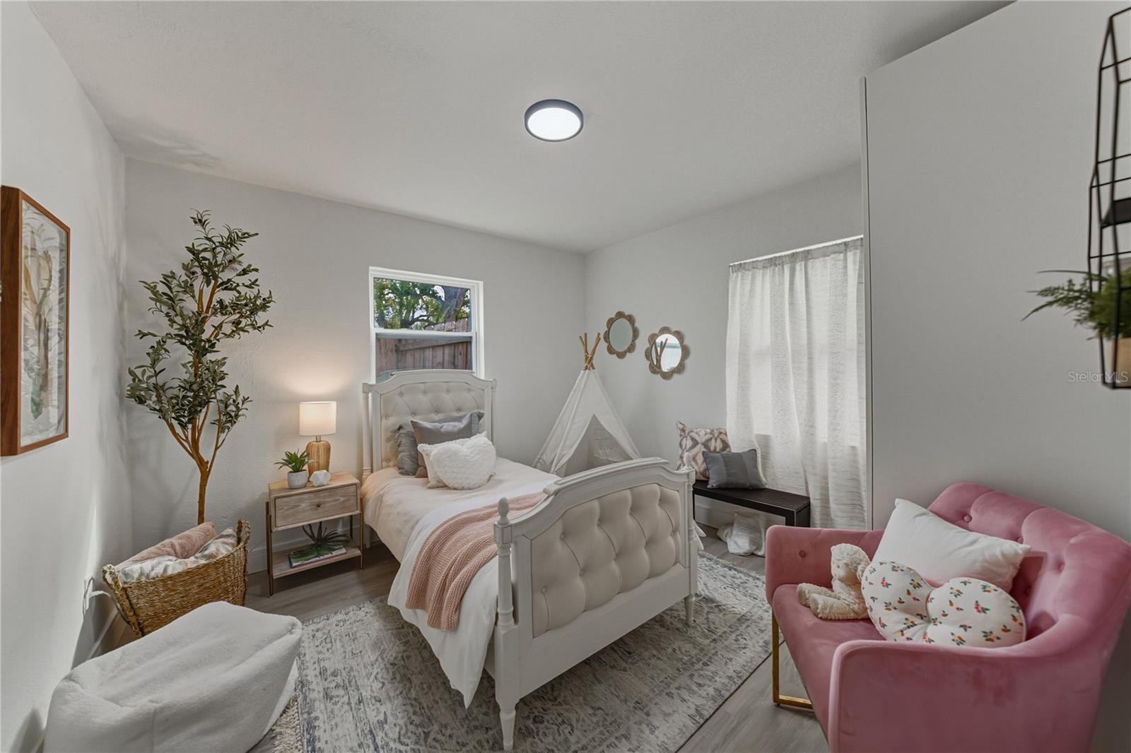 Spacious 2nd Bedroom with Built In Closet