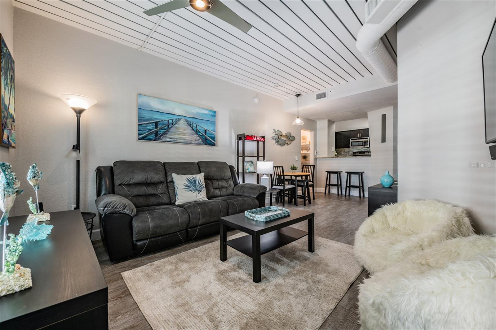 Fully furnished living area