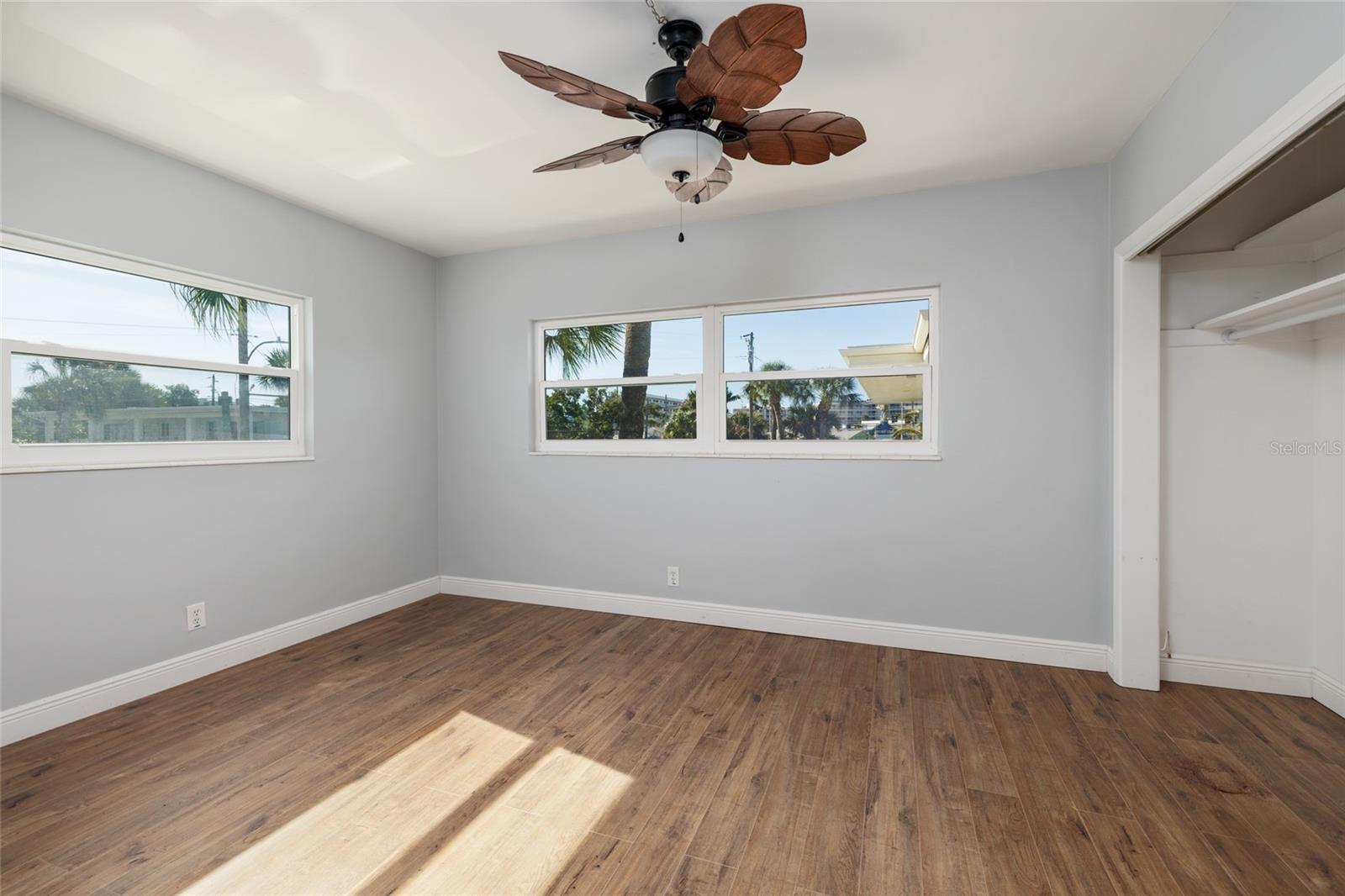 2nd bedroom (14'x11'). Split bedrooms. Hurricane impact double pane windows.