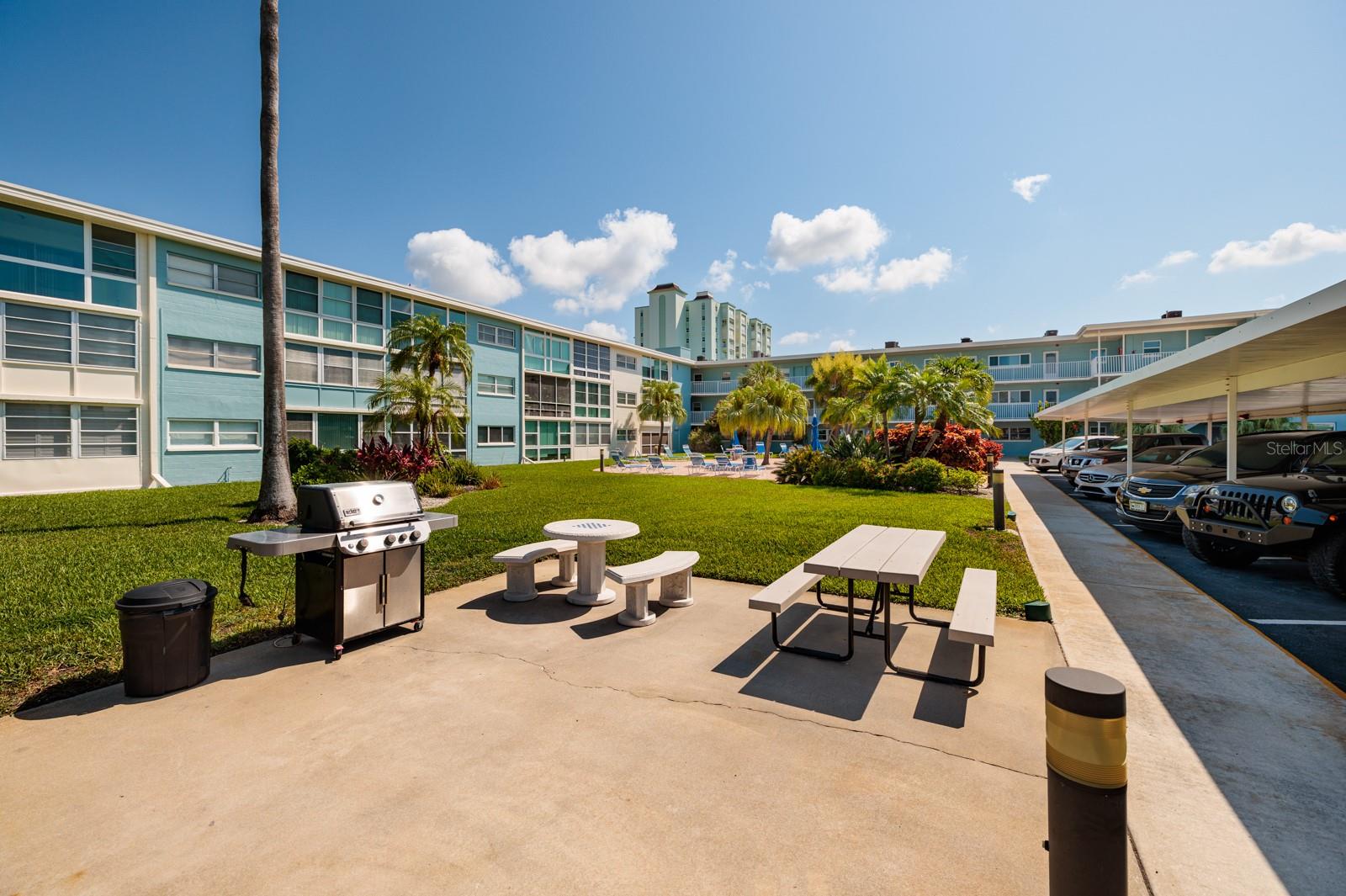 Grilling area #3 across from the office.