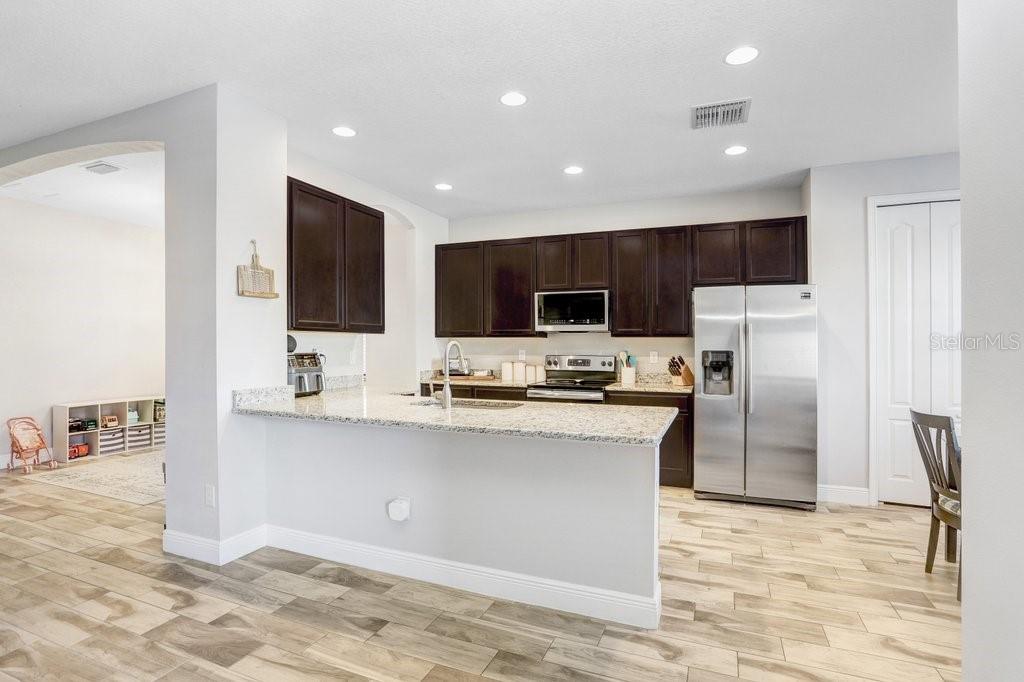 Dining Room, off the kitchen for easy access and entertaining