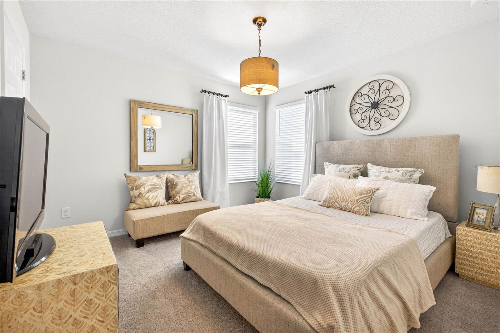 Secondary bedroom complete with built in closet