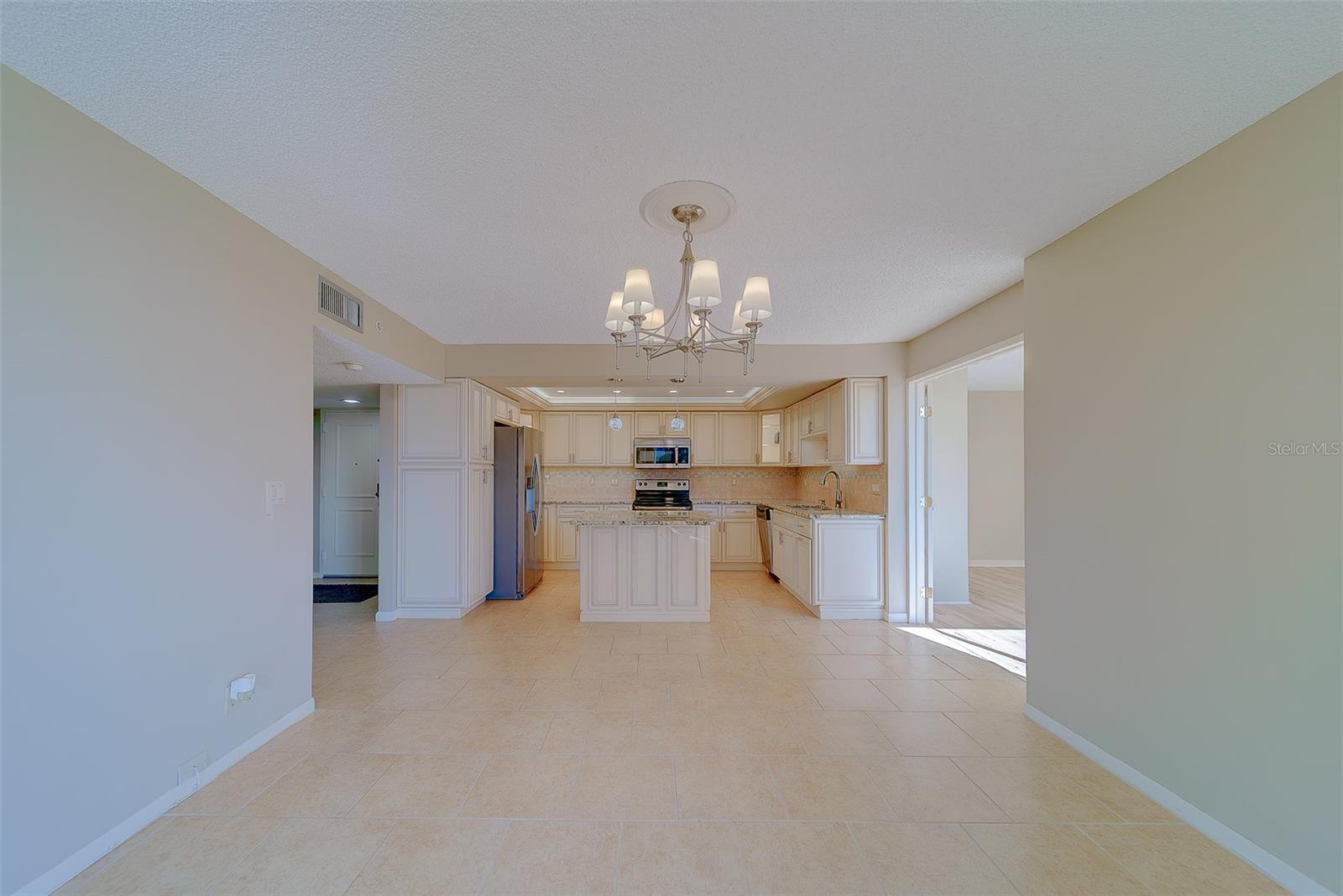 Dining Space going into kitchen