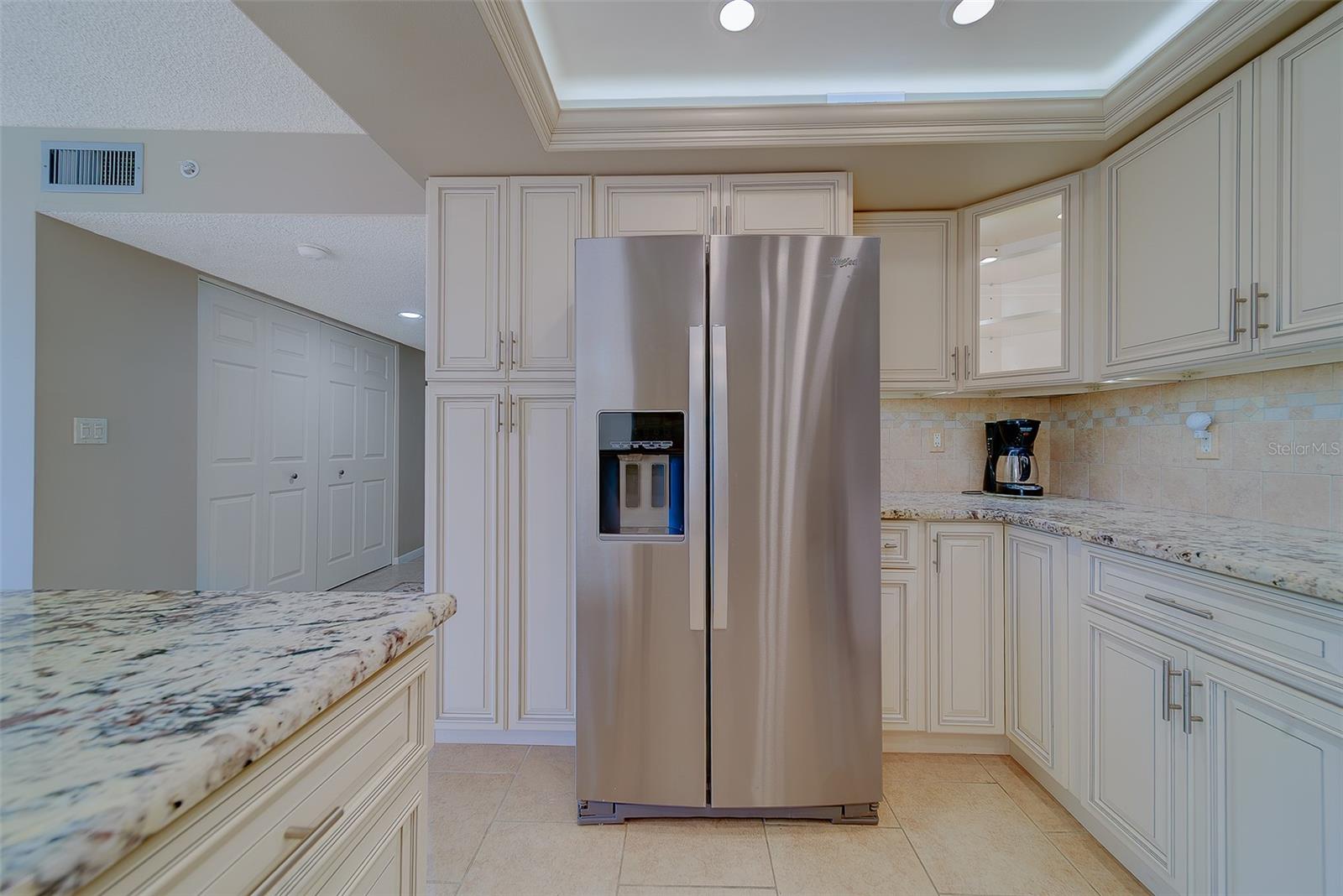 Large pantry with soft close cabinetry and pull outs