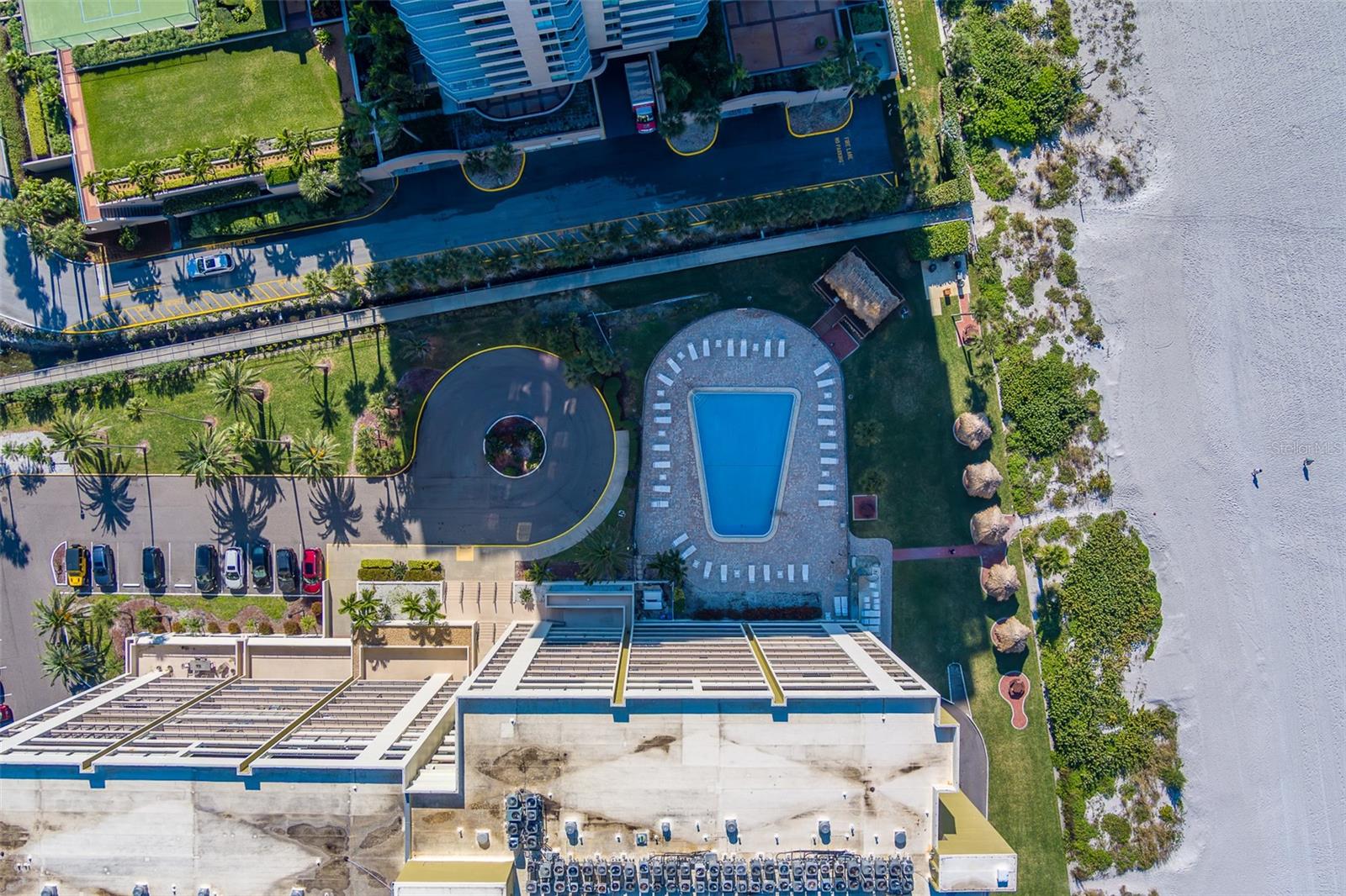 Pool view from above