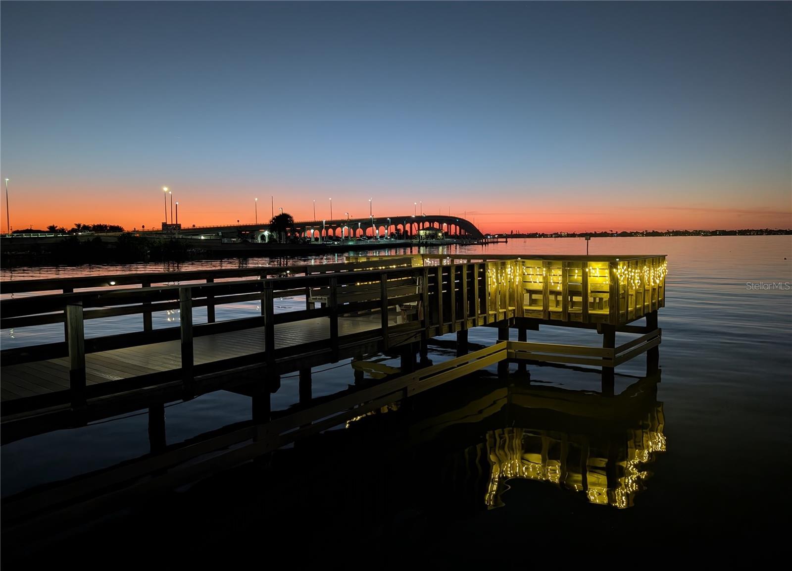 Lovely view from the dock.