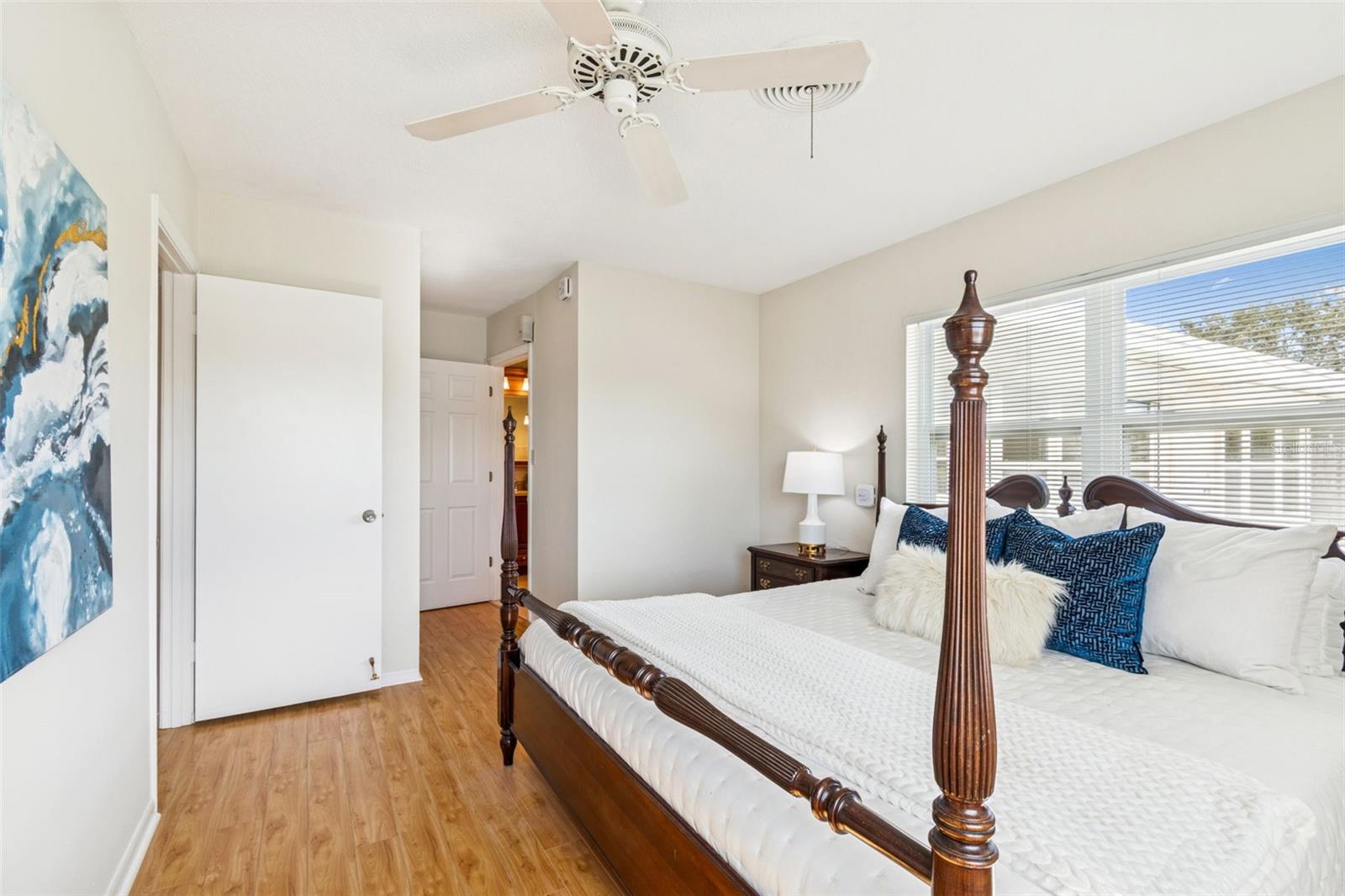 Large primary bedroom with 2 closets and en-suite bath