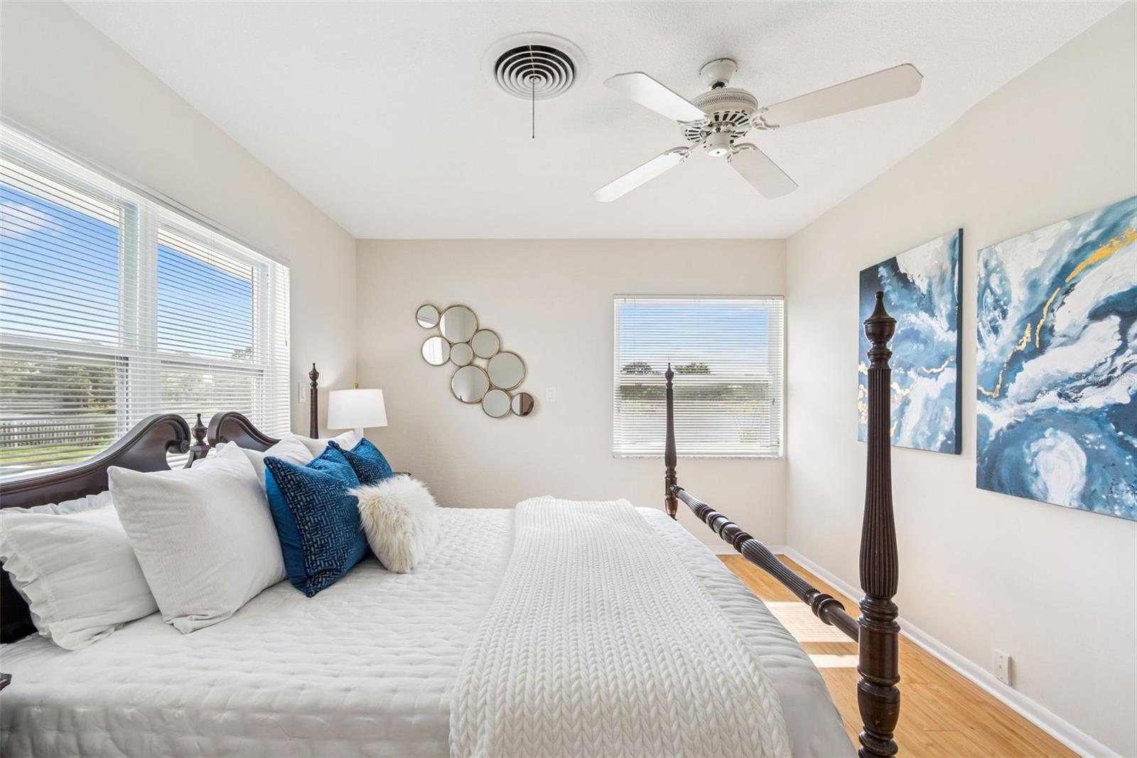 Natural light and space create a perfect respite