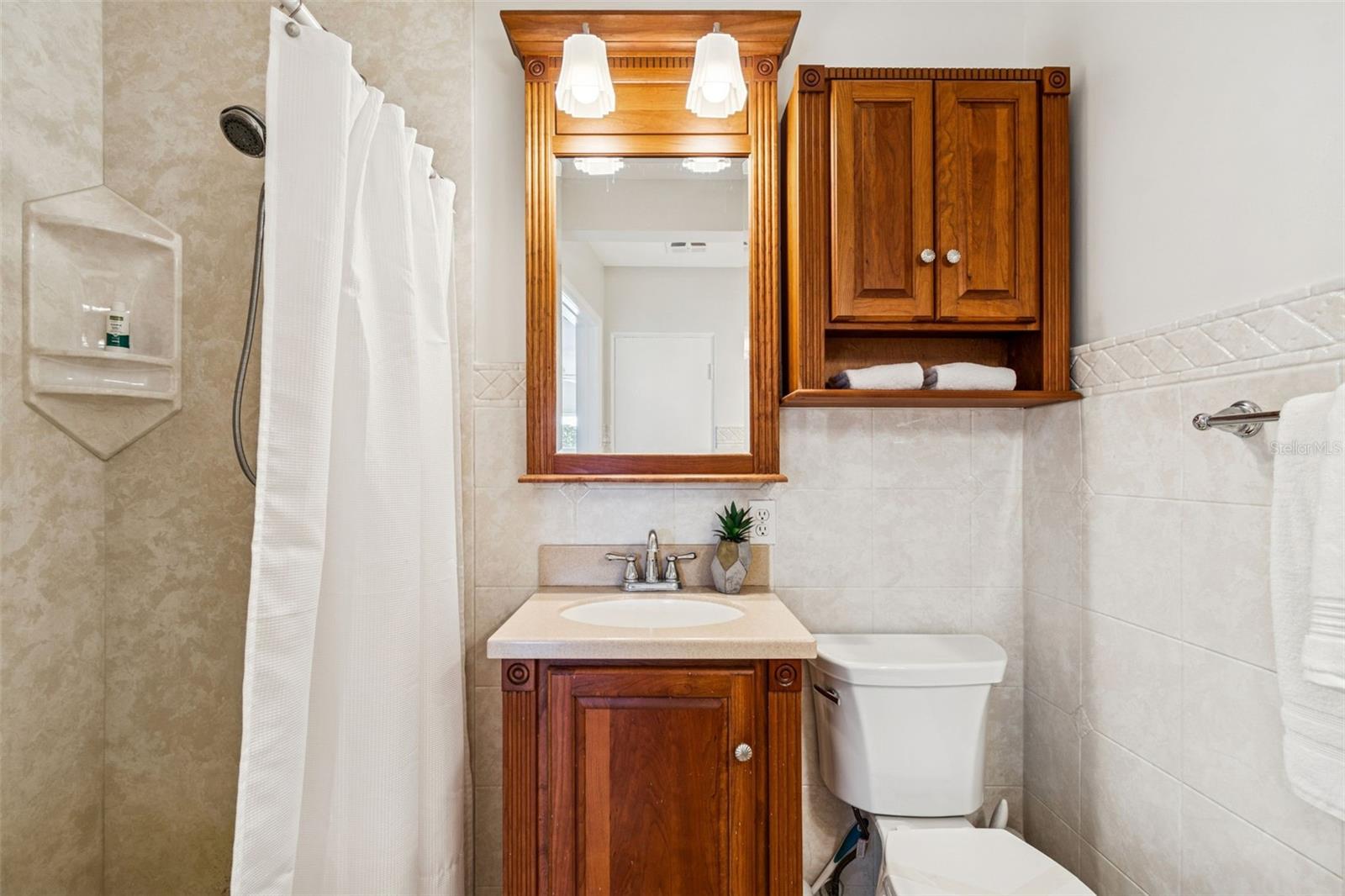 Zero entry shower in primary bath