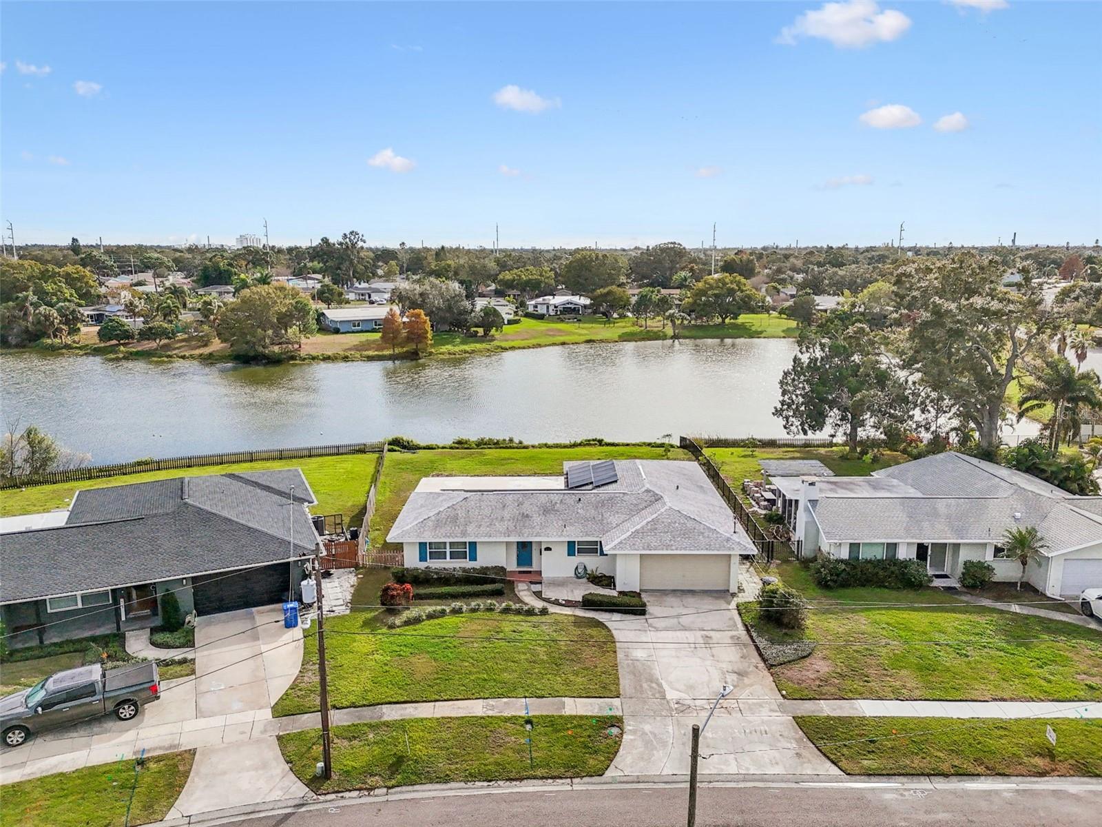 Newer roof, solar panels and hurricane shutters- all in Flood zone X!