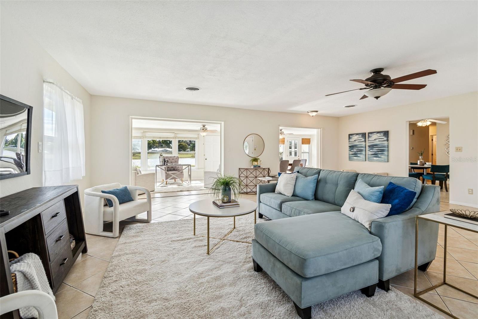 Light and bright living area