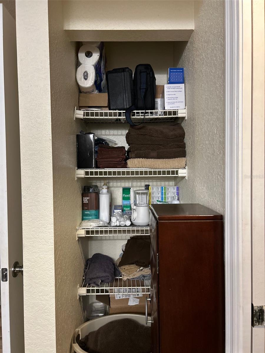 Primary linen closet