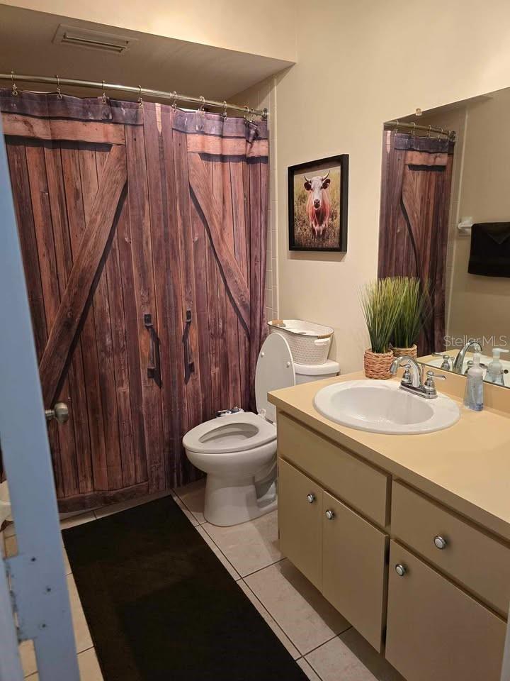 Closet outside hall bath