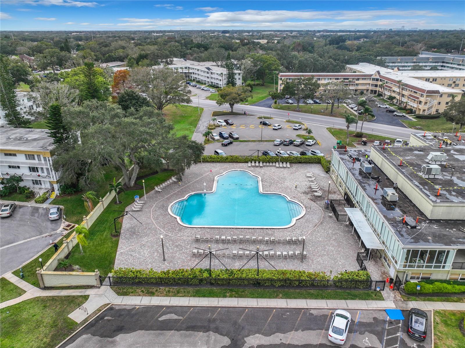 East side pool at main clubhouse