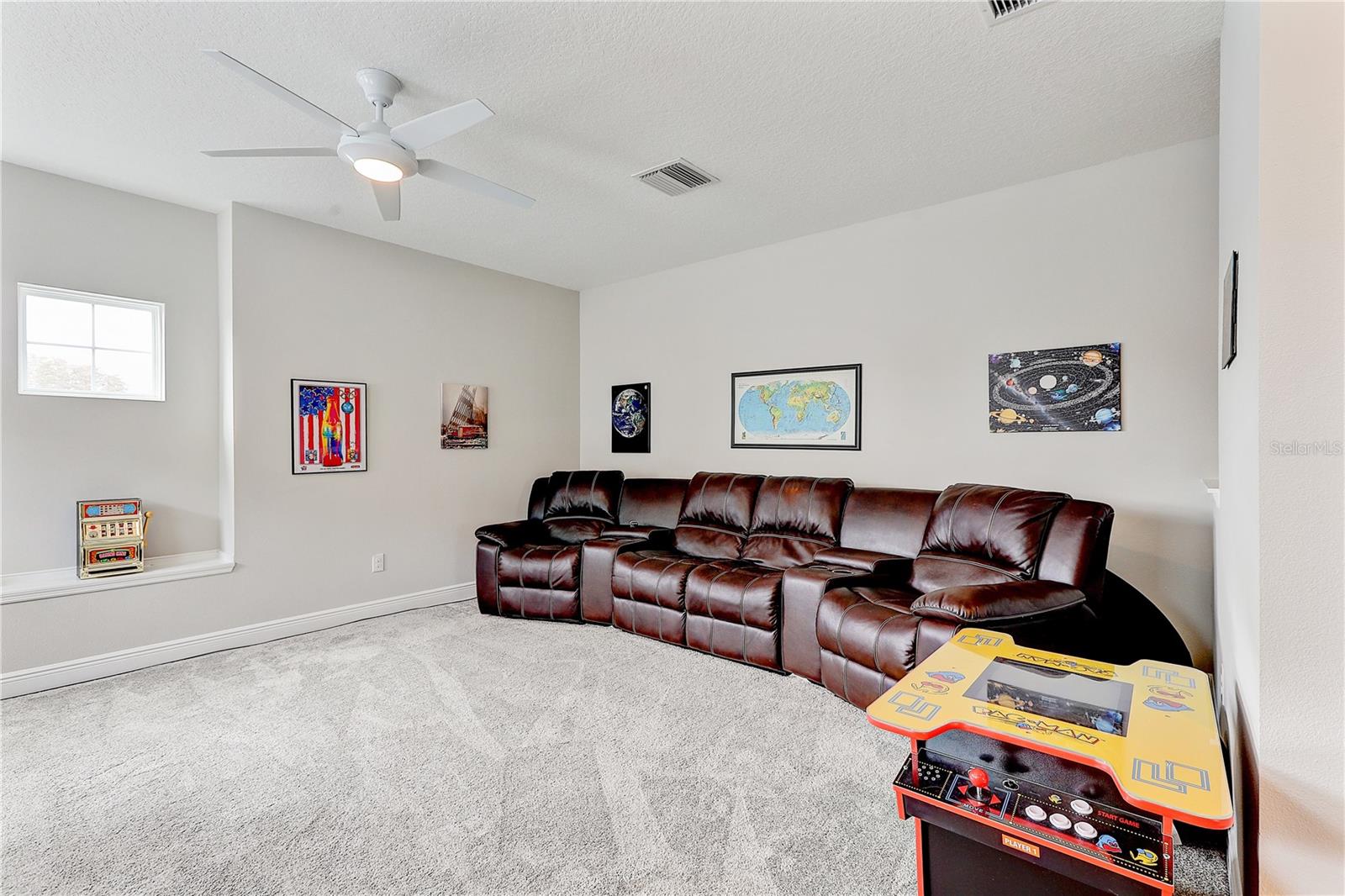 theater chairs included upstairs loft