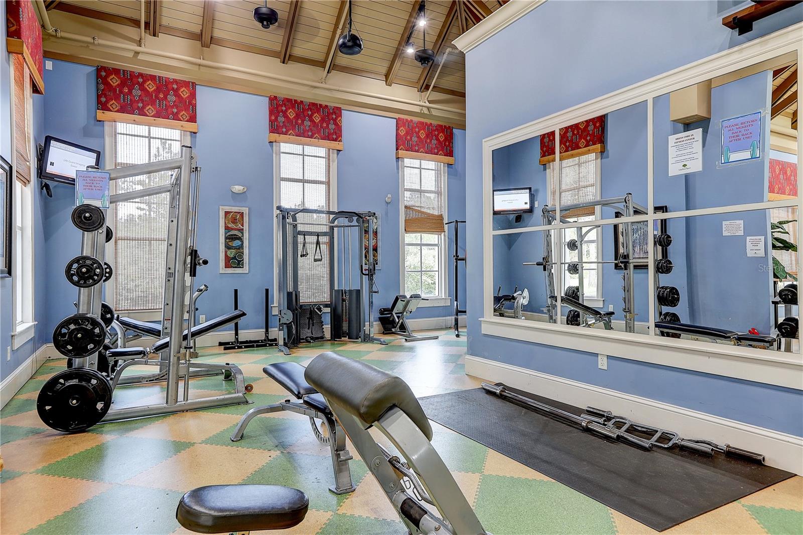 Fitness Center within the community