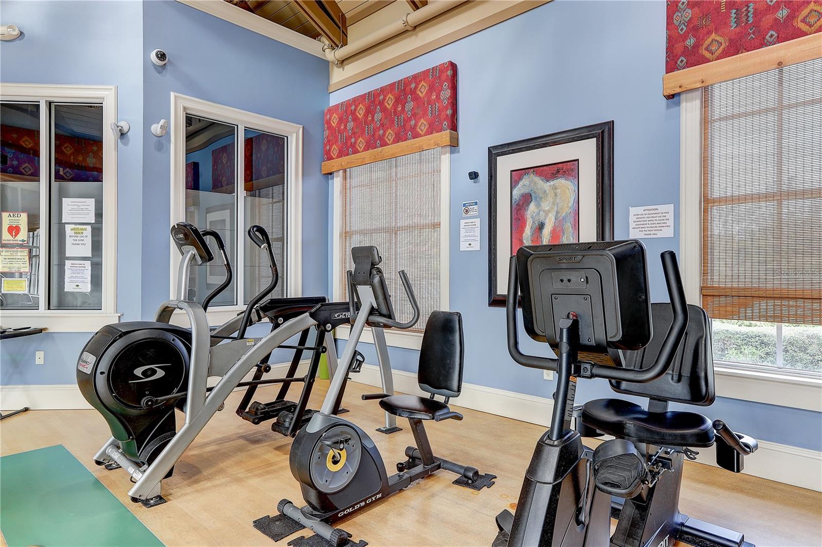 Located inside the Clubhouse