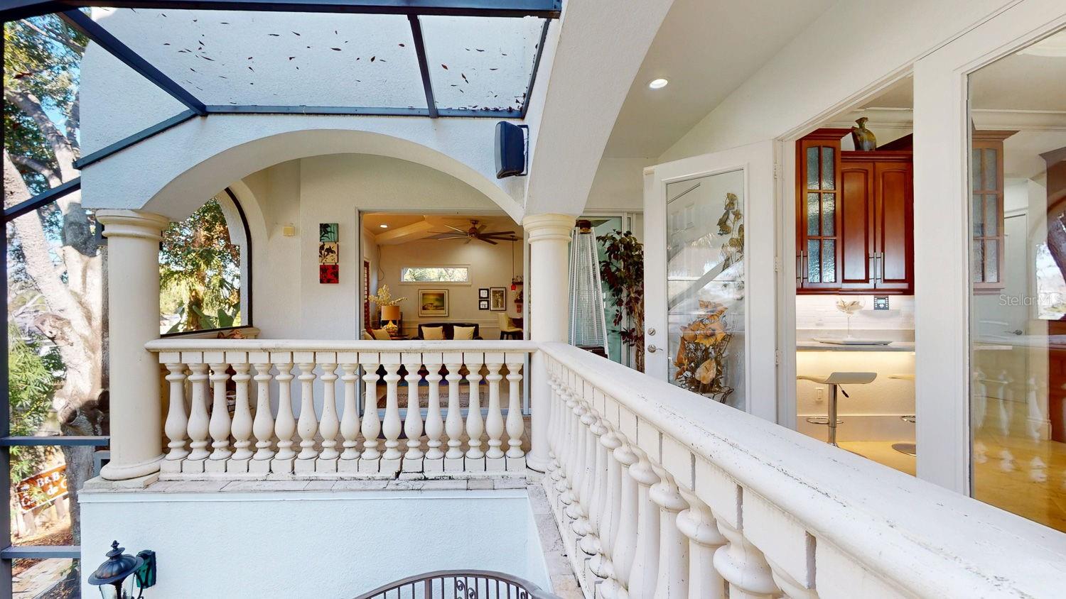 2nd Floor Balcony overlooking the Pool