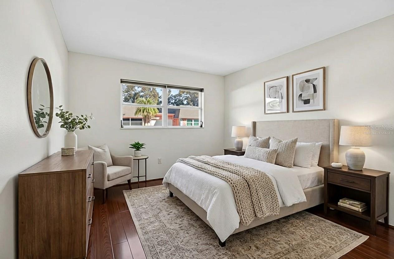 Virtually Staged Second Bedroom