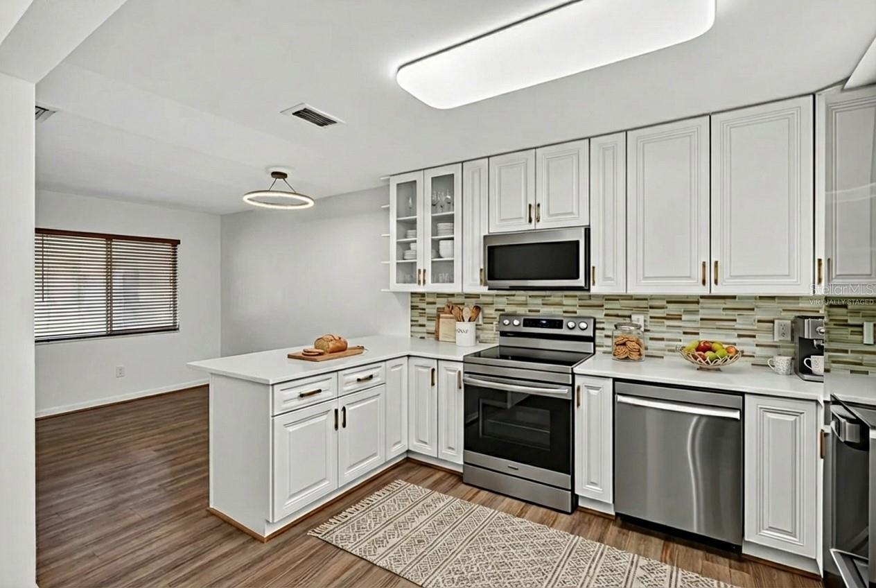 Virtually Staged Kitchen