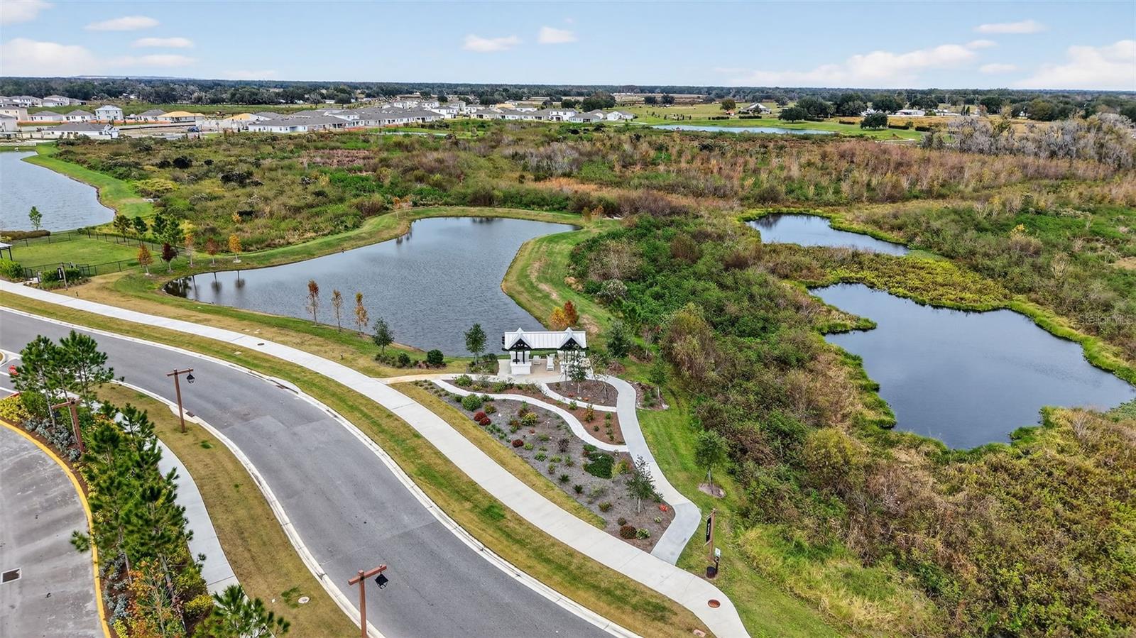 One of many Walking Trails with quiet relaxing area