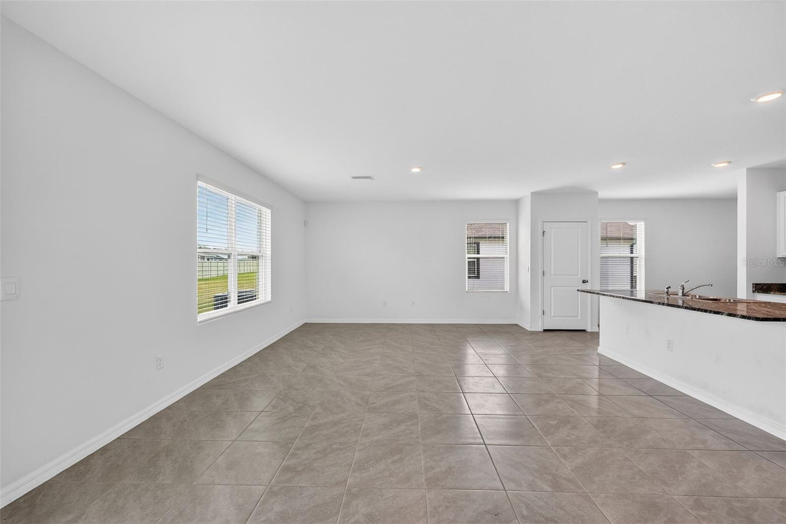 Great Room with convenient Eating Bar