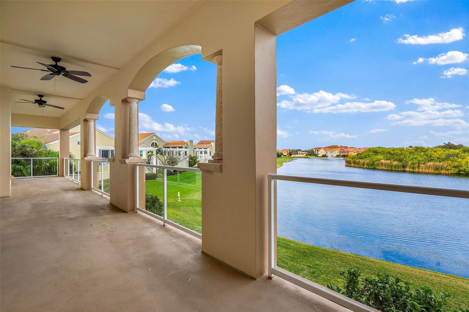 Oversized balcony overlooking Nature Preserve