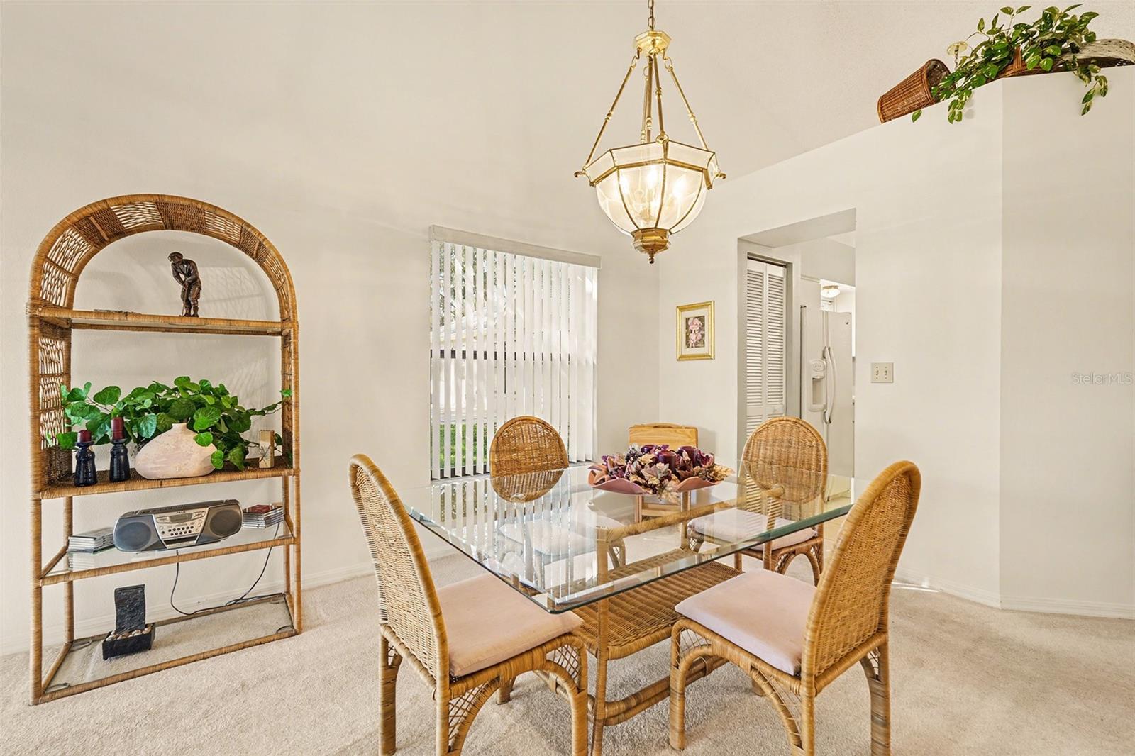 Dining room & entrance to Kitchen