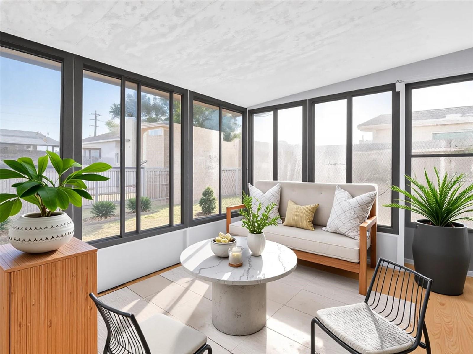 Florida Room Virtually Staged