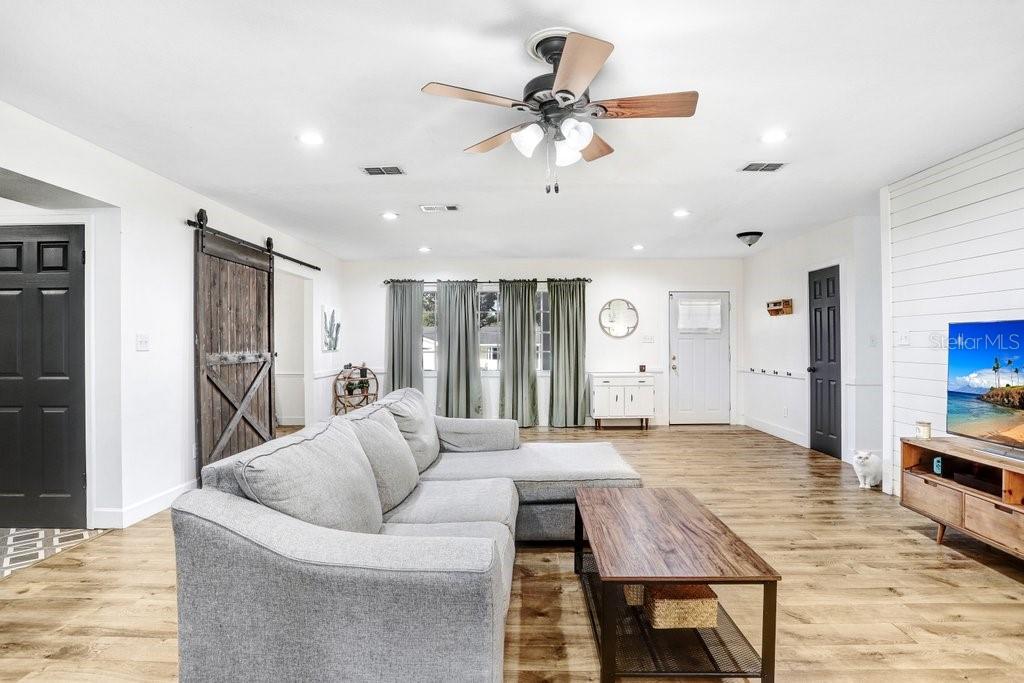 Living Room is open to kitchen and Dining Area