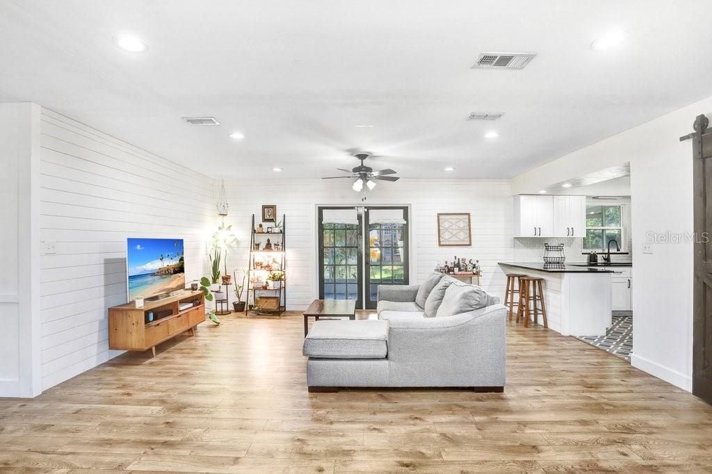 Living Room is open to kitchen and Dining Area
