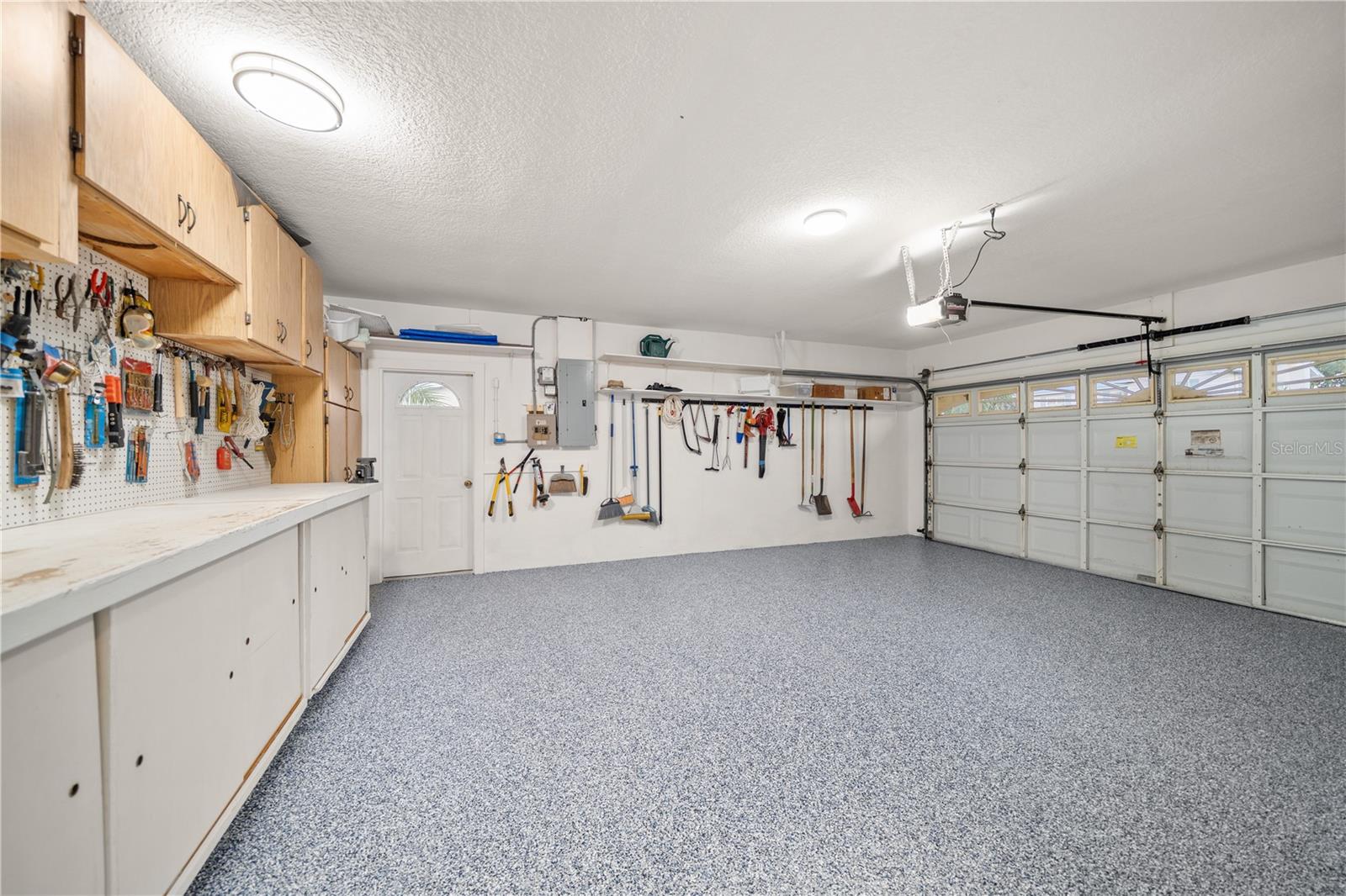 Two-Car Garage - New Epoxy Floor!