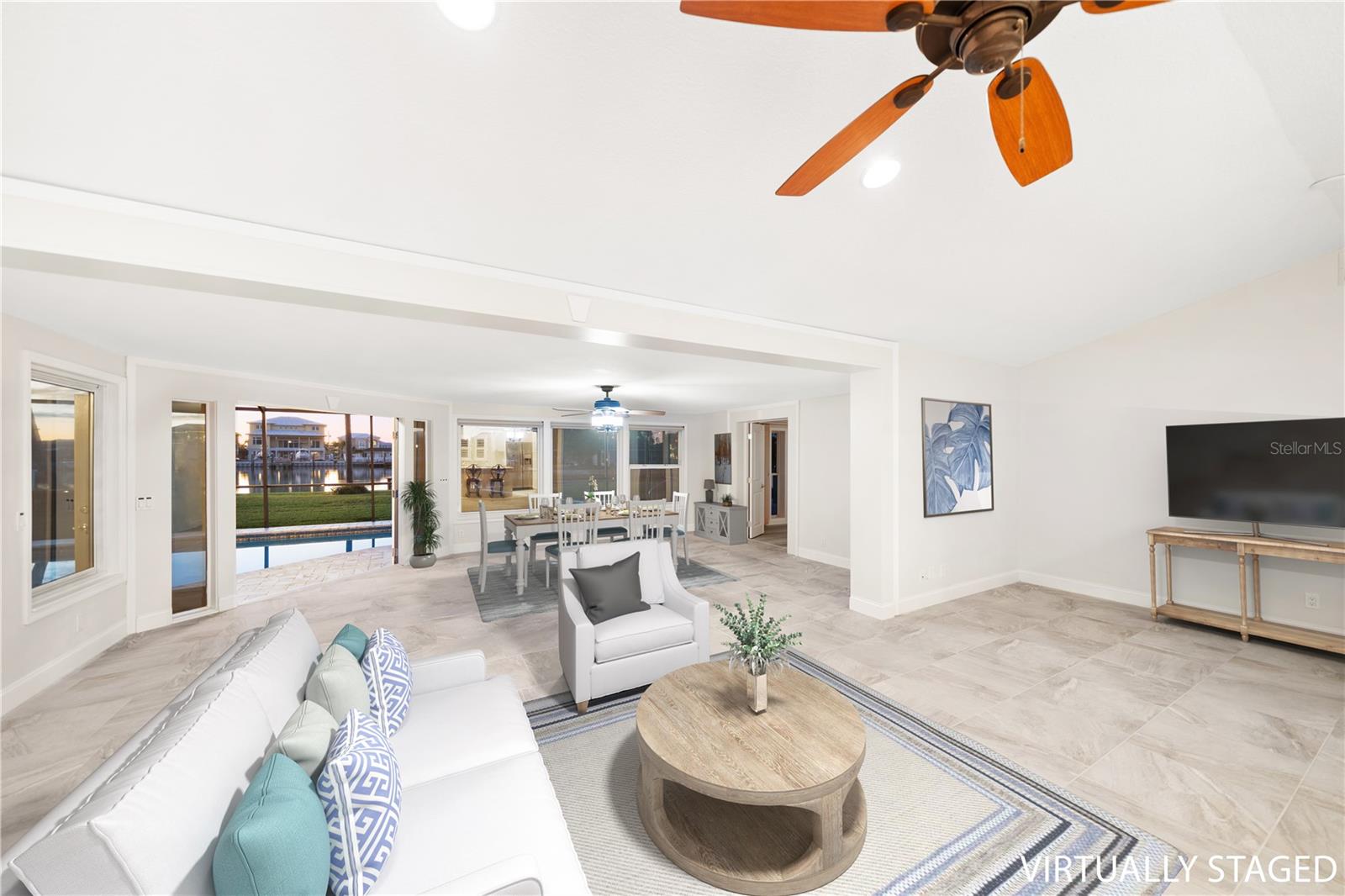 Enjoy The Open Plan With Views To The Water