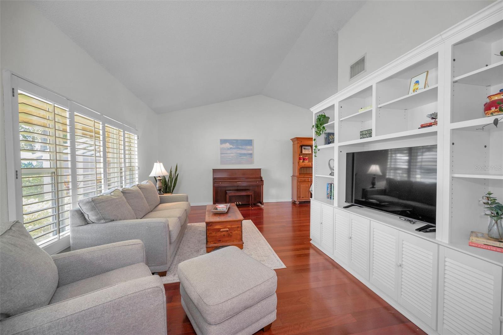 Vaulted Ceiling-Living Room
