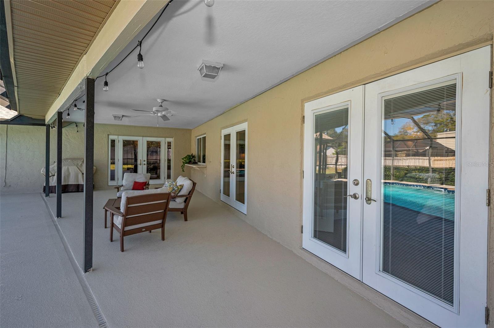 Three Sets of French Doors